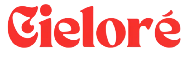 Red 'Cielore' logo on a white background